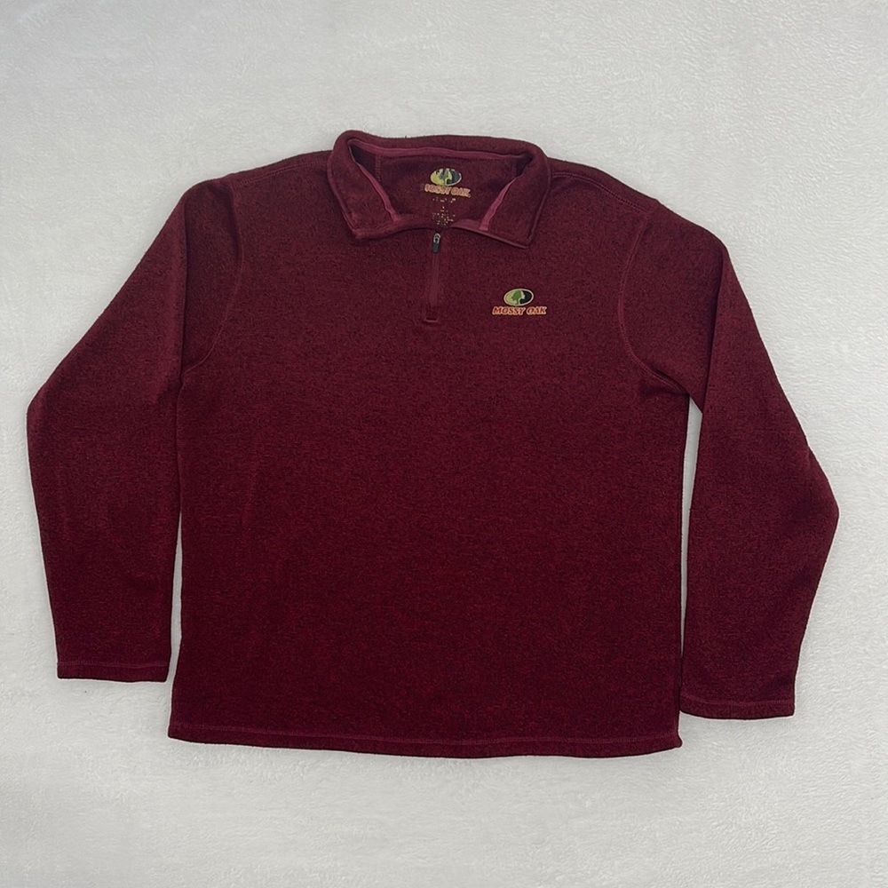 Mossy‎ Oak Quarter Zip Pullover Mens Large